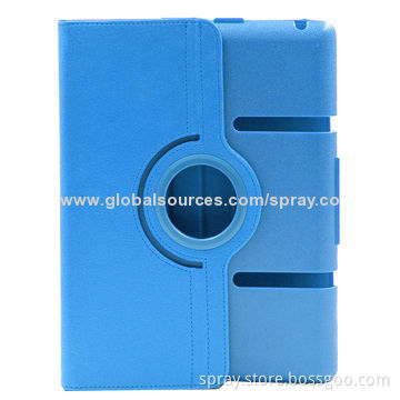 360 Degrees Rotating Stand Leather Case for iPad 2, 2nd Generation, Easy Installation